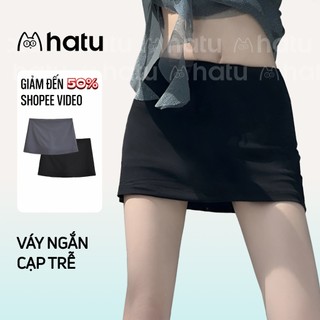 Chân váy ngắn cạp trễ dáng ôm có quần bảo hộ, chân váy mini skirt sexy cá tính, hot trend Douyin