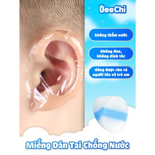 Miếng Dán Bịt Tai Chống Nước BeeChi Mềm Nhẹ Cho Trẻ Em Người Lớn Tắm Rửa Gội Đầu Bơi Lội Băng Bịt Vết Thương