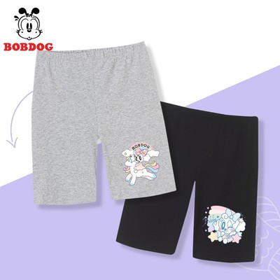 Quần Legging đùi cho bé gái BOBDOG chất liệu sợi cotton cao cấp mềm mát co dãn tốt cho bé