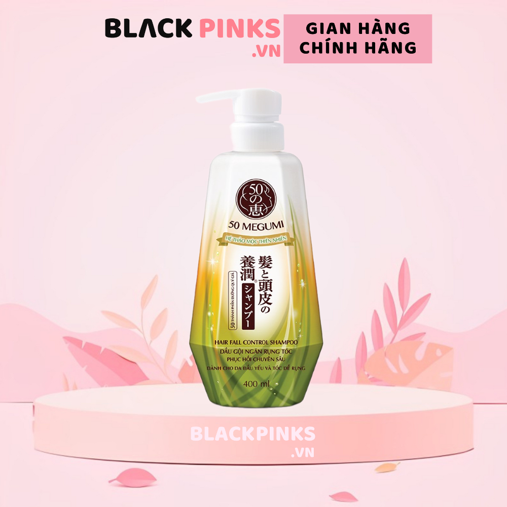 Dầu gội 50 Megumi ngăn ngừa rụng tóc cho tóc yếu 250ml