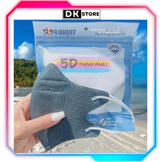 Thùng 400 Chiếc Khẩu Trang 5D Thịnh Phát - 3 Lớp Kháng Bụi, Kháng Khuẩn, Kháng Giọt Bắn