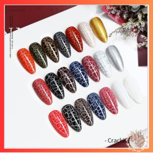Sơn Gel Nứt AS Mã CR 15ml - chai đen