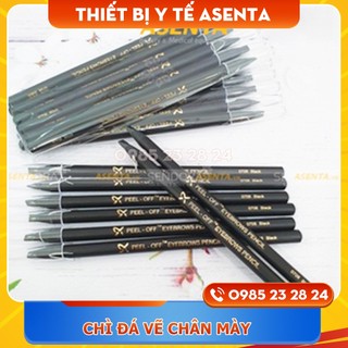 Chì đá vẽ chân mày, chì phẩy sợi lông mày lâu trôi (Nâu, Đen, Trắng)