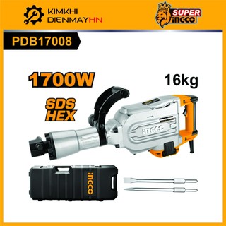 Máy đục bê tông ingco pdb17008 công suất 1700w