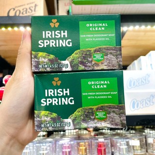 Xà Bông Cục Irish Spring Original 113G Feel Clean And Fresh Hàng Nhập Mỹ