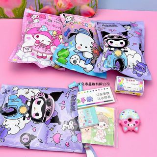 Đồ chơi túi bất ngờ mini, blind bag túi mù bất ngờ Kuromi, Melody, Pochacco, Kitty, quà tặng sinh nhật cho bé
