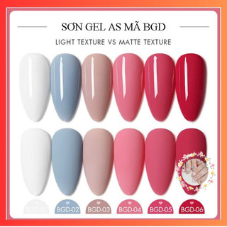 Sơn gel as mã bgd 15ml - màu đỏ hồng