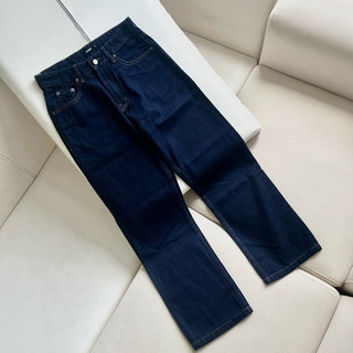 (Chính Hãng AMRISH) Quần Straight Denim Baggy Jeans - Indigo Blue