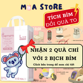 COMBO 4 BỊCH BỈM BEMOM NỘI ĐỊA HÀN ĐỦ SIZE NB, S, M, L, XL, 2XL, 3XL