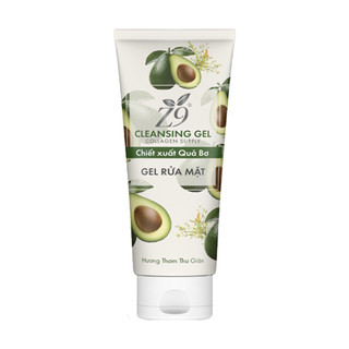 Gel rửa mặt tinh chất bơ z9 sạch da trắng sáng mịn màng 80ml
