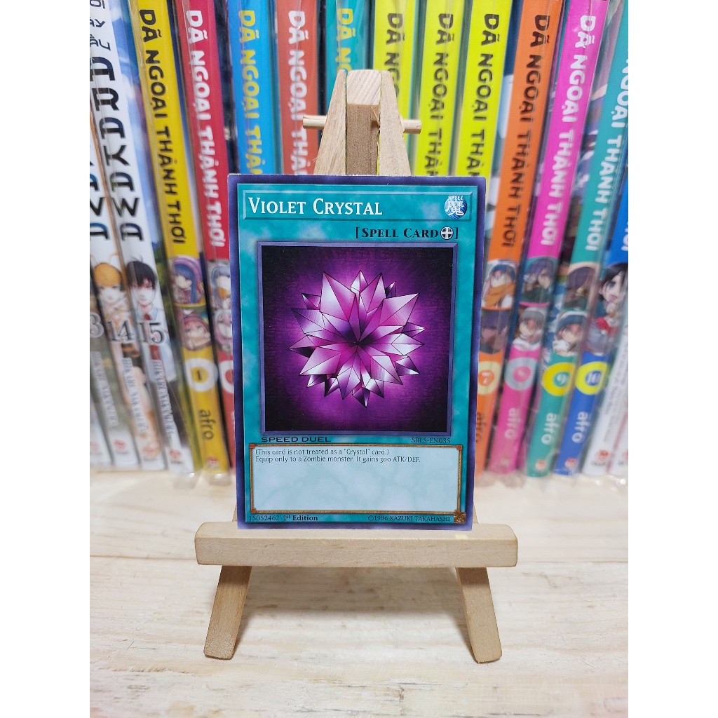 [ Đỗ Lạc Shop ] Thẻ Bài Mint90 Yugioh Spell Violet Crystal - SBLS-EN035 - Common
