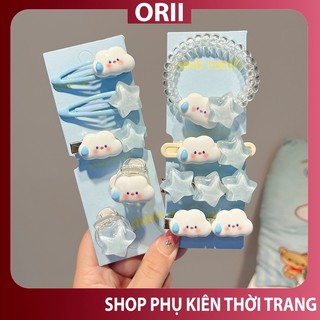 Kẹp tóc mái dễ thương ,kẹp mái mỏ vịt cho bé ,kẹp mái hàn quốc ORII, phong cách lolita đơn giản cho nữ.