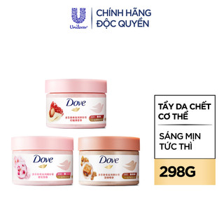  CHÍNH HÃNG ĐỘC QUYỀN  Smoothie Tẩy Tế Bào Chết Body Dove Chăm Da Sáng Mịn 298g 