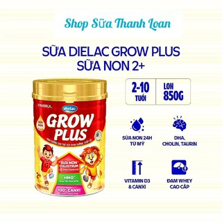 Sữa bột dielac grow plus 2+ ht 850g .