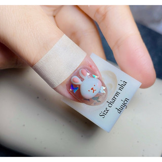 Charm vẽ thú bột gắn móng làm nail (bảng B1)