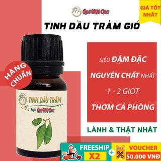 Tinh dầu tràm gió [LOẠI XỊN] cam kết 100% nguyên chất, chiếc tách đặc biệt QUÊ MỘT CỤC 10ml (handmade))