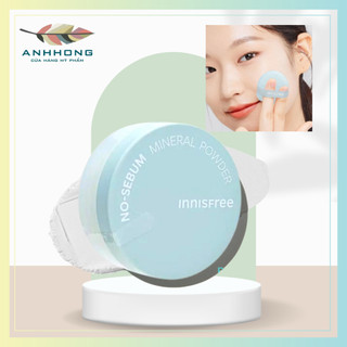 (MẪU MỚI) Phấn Phủ Kiềm Dầu Dạng Bột Khoáng innisfree No Sebum Mineral Powder 5g