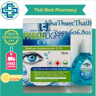Nhỏ mắt Freshligt EYE 15ml - Nước mắt nhân tạo duy trì độ ẩm tự nhiên cho mắt