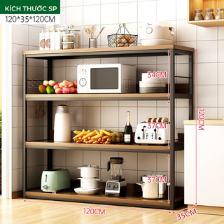 Kệ để đồ nhà bếp tủ bếp để lò vi sóng lò nướng đa năng thông minh 34F decor phòng Larot- LM136 