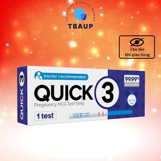 Que thử thai Quick 3 Pregnancy HCG test strip / Dụng cụ test giúp phát hiện thai sớm, nhanh chóng, chính xác