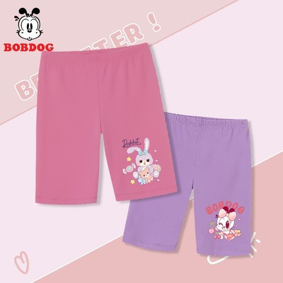 Quần Legging đùi cho bé gái BOBDOG, sợi cotton cao cấp mềm mát co dãn tốt cho bé