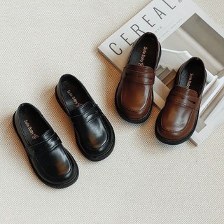 Giày bé trai bé gái, Giày lười cho bé từ 3-8 tuổi chất da PU mềm siêu chất phong cách Hàn Quốc đế mềm nhẹ FL20215