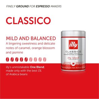 Cà Phê Bột Illy Classico Coffee - Medium Roasted - Nhập Khẩu Ý - 250gr