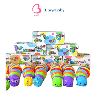 Đồ chơi giải trí vui nhộn chú sâu bướm 3D Cầu Vồng Cute