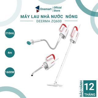 Máy lau nhà cầm tay hơi nước Deerma ZQ600 khử trùng tối đa lau sạch trên mọi bề mặt giải phóng sức lao động