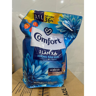 Nước xả vải Comfort Một Lần Xả Hương Ban Mai 3,1L ( xanh dương )