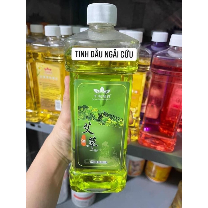 Tinh Dầu Massage Body Thảo Dược Gừng Tinh Dầu Gừng Hoa Hồng Lawender 500ml