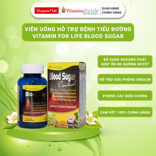 Viên Uống Tiểu Đường Blood Sugar Control Vitamins For Life Giúp Ngăn Ngừa Biến Chứng (Hộp 60 Viên)
