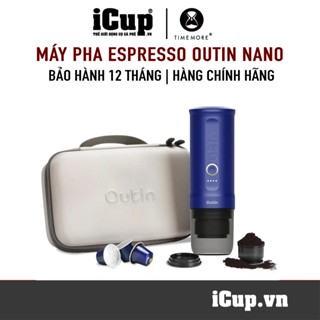 Outin Nano Portable Espresso bản giới hạn kèm túi đựng | Ocean Blue