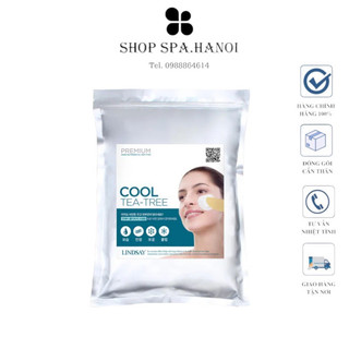 1kg MẶT NẠ THẠCH CAO CẤP LINDSAY COOL TEA TREEE TT, Dermabell HÀN QUỐC DERMABELL