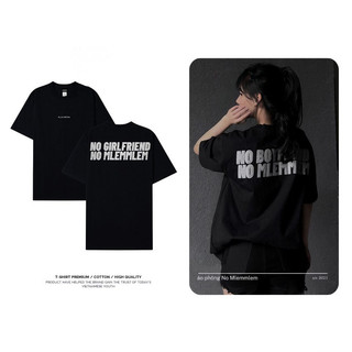 Áo Thun Kim Tuyến Pressor Brand No boyfriend NoMlemmlem Áo Phông Unisex100%Cotton 2chiều BasicTee