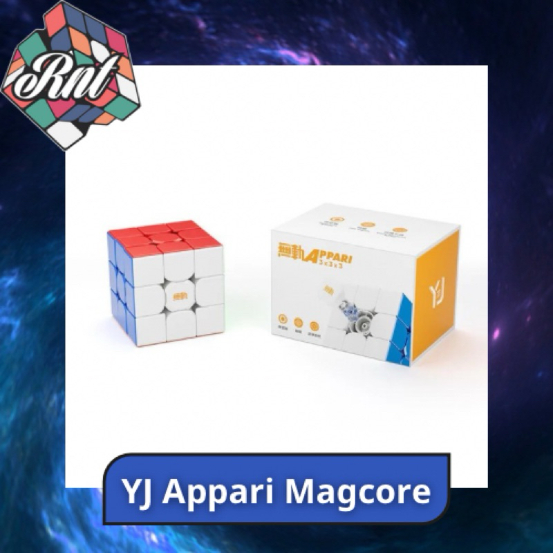 Rubik 3x3 YJ Appari Nam châm Magcore và Bearing giảm ma sát