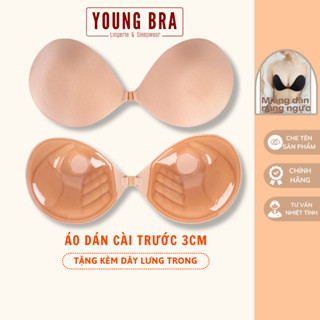 Áo dán nâng ngực Young Bra Áo ngực hở lưng tặng kèm dây vai trong Miếng dán nâng ngực cài trước, tạo khe OYL006