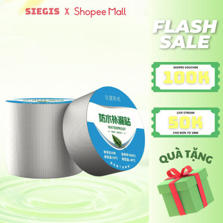 Băng keo chống thấm rộng 5cm/10cm dài 5m siêu dính, chống thấm nước, keo chống dột