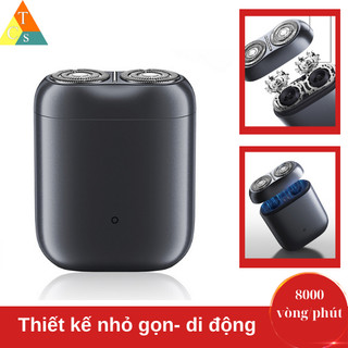 Máy cạo râu xiaomi s200 máy cạo râu điện 2 lưỡi kép cao cấp thế hệ mới, sạc usb, thân máy chống nước