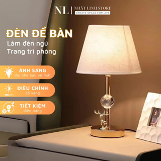 Đèn Ngủ Để Bàn Trang Trí Phòng Khách/Phòng Ngủ, Đèn Bàn Đọc Sách Hiện Đại, Tiết Kiệm Điện