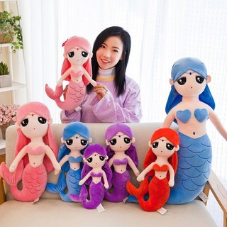 GẤU BÔNG NÀNG TIÊN CÁ TUYỆT ĐẸP CHO BÉ YÊU (30CM---50CM) HÀNG XỊN CAO CẤP LOẠI 1, AN TOÀN CHO TRẺ - GẤU BÔNG NGƯỜI CÁ