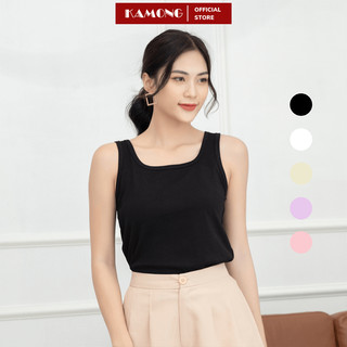  Áo ba lỗ nữ sát nách KAMONG thun cotton 100% A134