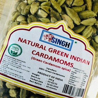 Thảo quả xanh/ Hạt bạch đậu khấu Ấn Độ Green Cardamom 100gr
