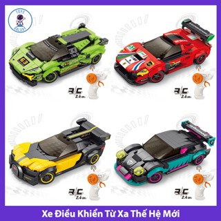 Đồ Chơi Lắp Ráp Mô Hình Điều Khiển Từ Xa Thế Hệ Mới 2.0 Siêu Xe Lamborghini Ferrari Bugatti Porsche