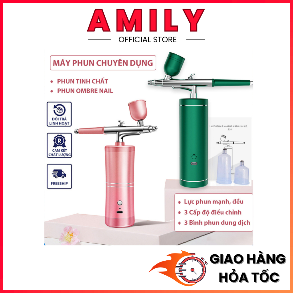 Máy phun oxy mini | Máy phun sơn Nail Ombre | Máy phun tinh chất cầm tay
