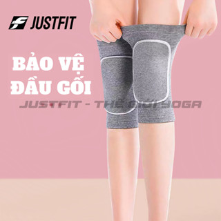 Băng gối thể thao JUSTFIT, bó gối bóng chuyền bảo vệ đầu và khớp tập yoga, gym, bóng đá, chạy bộ