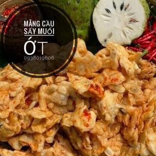 500g mãng cầu sấy muối ớt dai chua ngọt