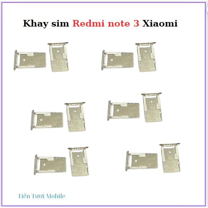 khay sim redmi Note 3 Xiaomi (hàng cũ tháo máy)