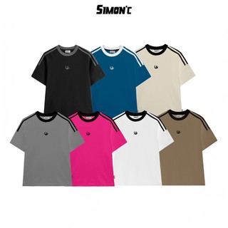 Áo thun raglan basic sport simonc 2 line - 7 màu áo thun local brand nam nữ