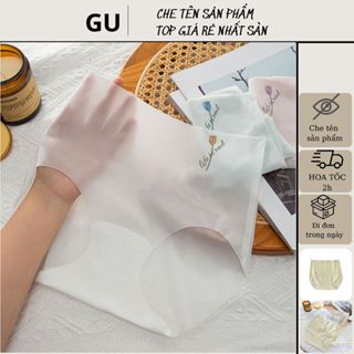 Set 5 Quần Lót Nữ Đúc Su Cạp Cao Hoa Tuy Lip Kháng Khuẩn Tàng Hình Thể Thao 2373